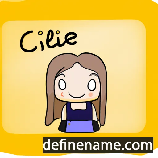 Cecílie cartoon