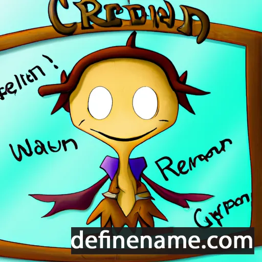 Cerridwyn cartoon