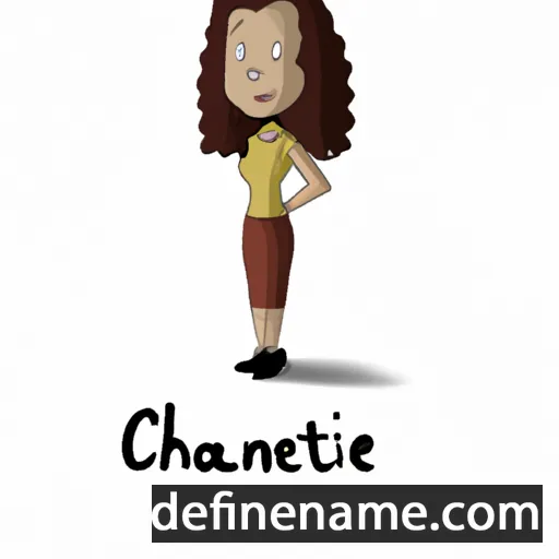 Chanté cartoon