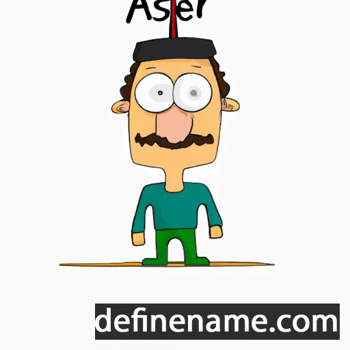 Ásér cartoon