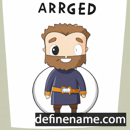 Ásgærðr cartoon