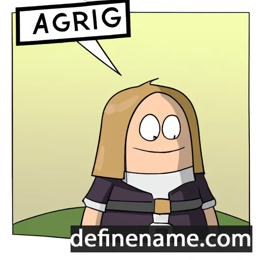 Ásgerðr cartoon