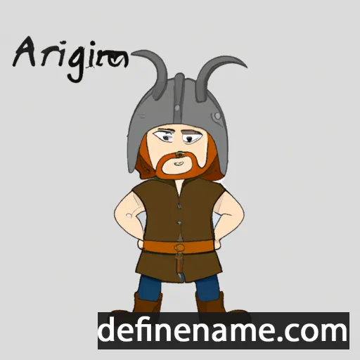 Ásgrímur cartoon