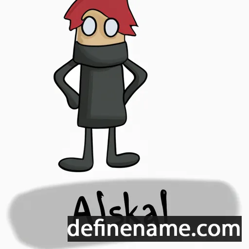 Áslakr cartoon