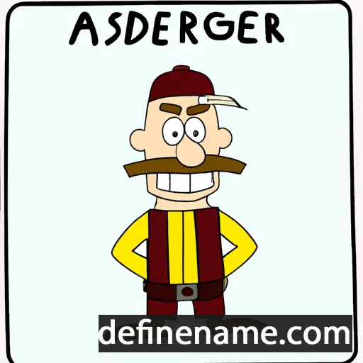 Åsgjerd cartoon