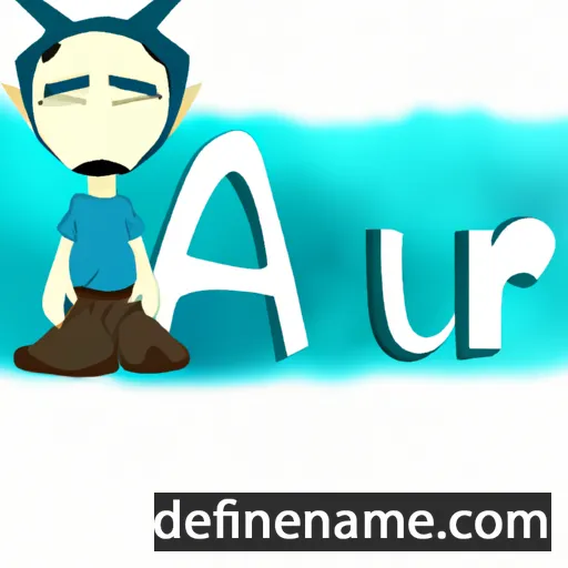 cartoon of the name Aru