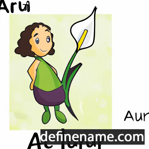 Arum cartoon