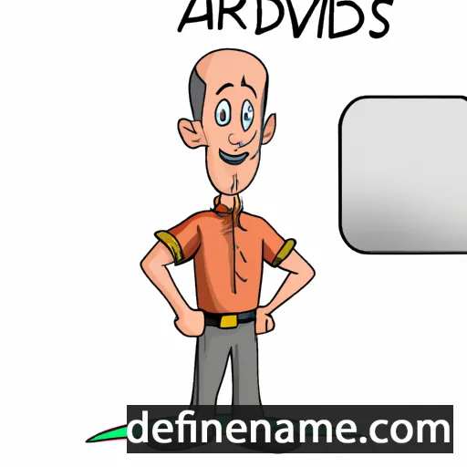 Arvaldas cartoon