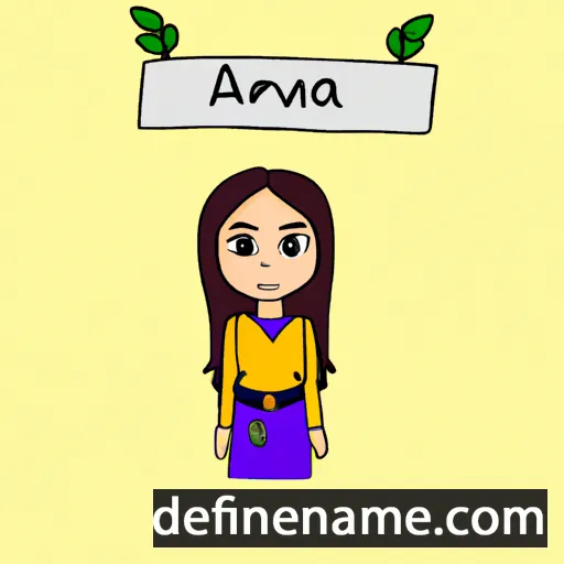 Arvena cartoon