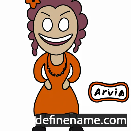 Arvilla cartoon