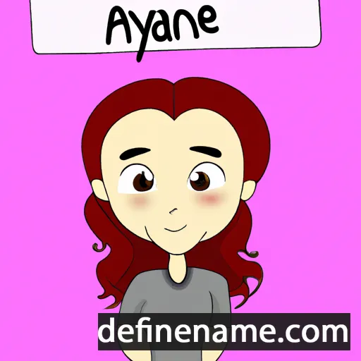 Aryanne cartoon