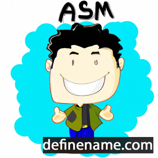 Asam cartoon