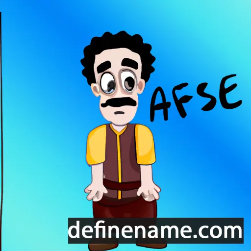 Asefi cartoon