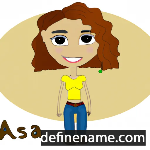 cartoon of the name Asena