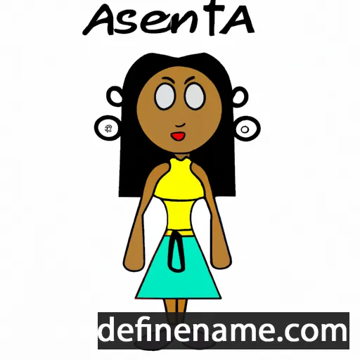 Asenata cartoon