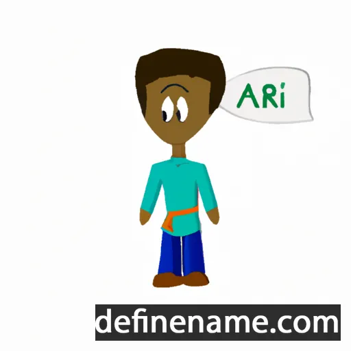 cartoon of the name Asiri