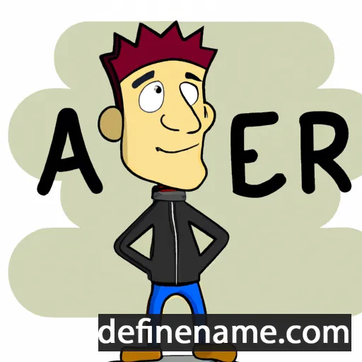 cartoon of the name Asker