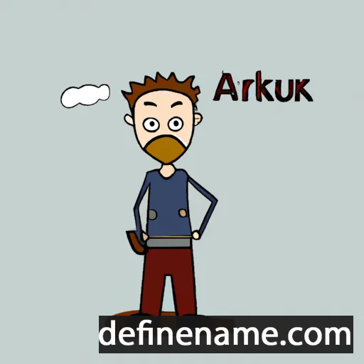 cartoon of the name Askur