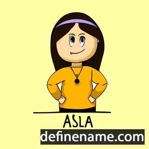 Aslia cartoon