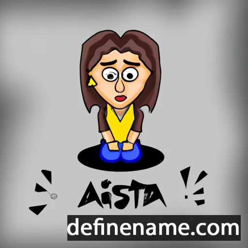 cartoon of the name Asta