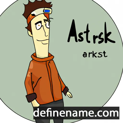 cartoon of the name Astrik