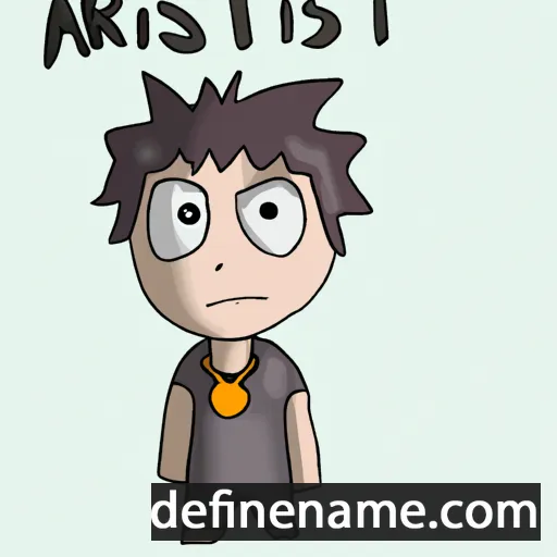 cartoon of the name Astrit