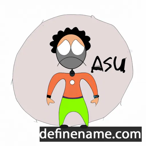 cartoon of the name Asu