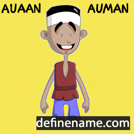 cartoon of the name Asuman