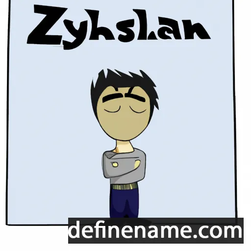 Asylzhan cartoon