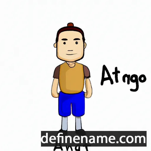 cartoon of the name Atang