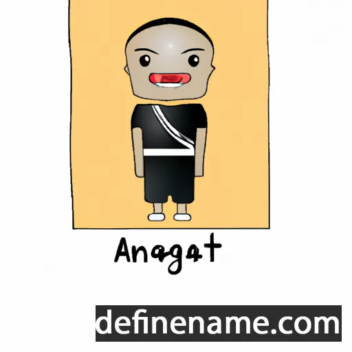 cartoon of the name Atang