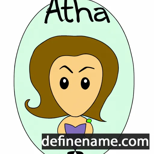 Athéna cartoon