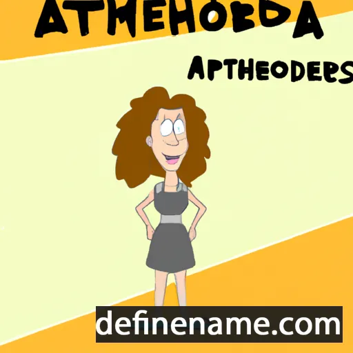 Athenodora cartoon