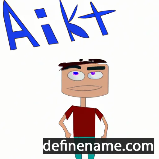 cartoon of the name Atik