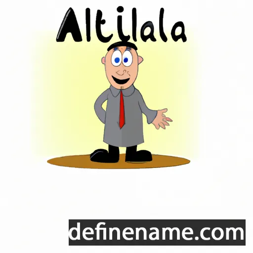 cartoon of the name Attallah