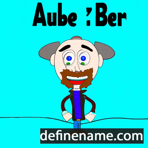 Aubèrt cartoon