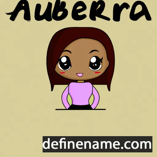 Aubrèa cartoon