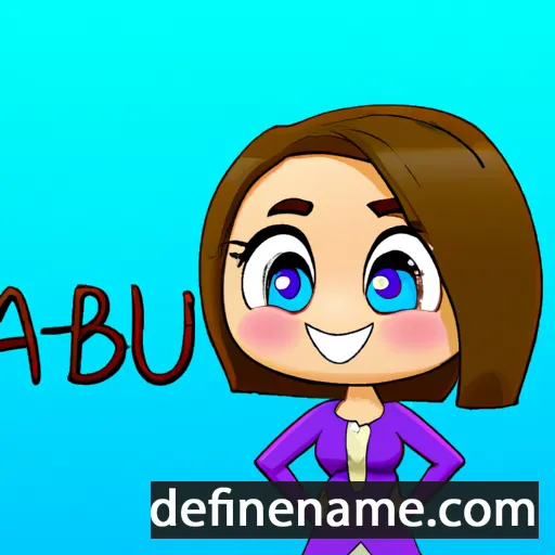 Aubri cartoon