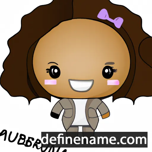 Aubriana cartoon