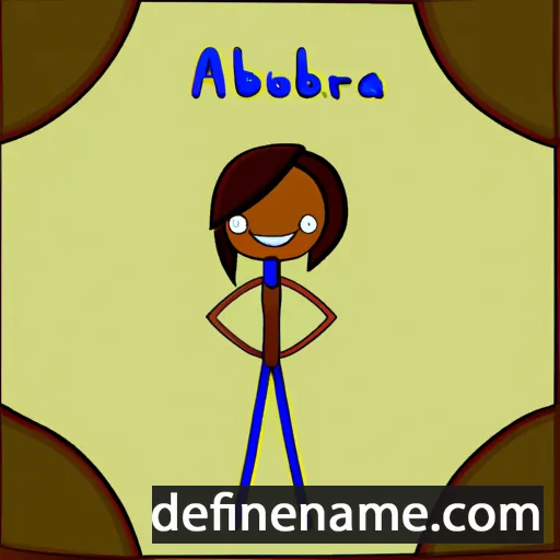 Aubriena cartoon