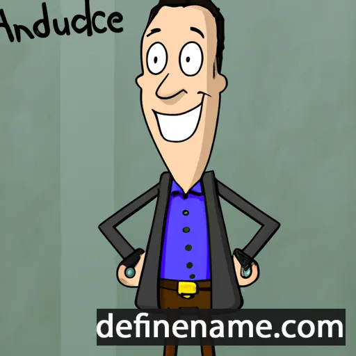 cartoon of the name Auderic