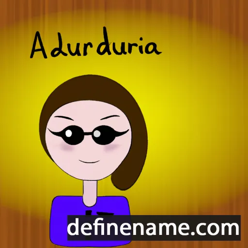 Audreina cartoon