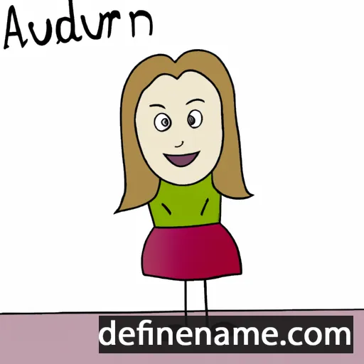 Audrun cartoon