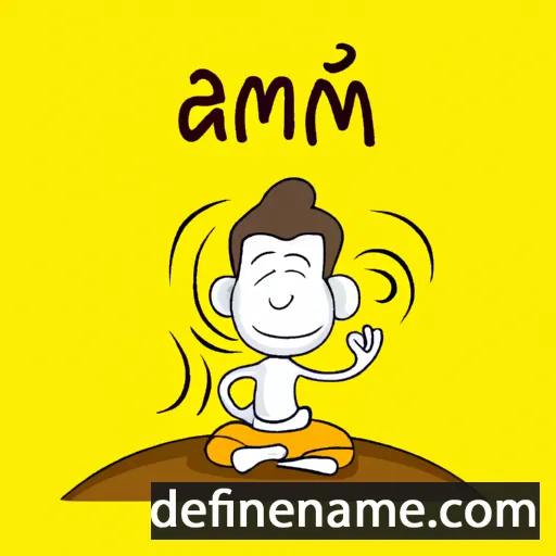 Aum cartoon