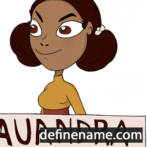 Aundra cartoon