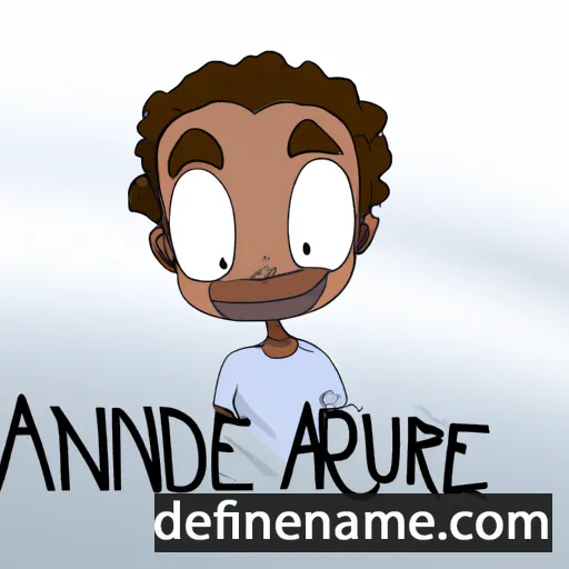 Aundré cartoon