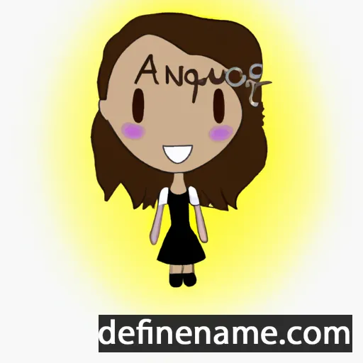 Aungélina cartoon