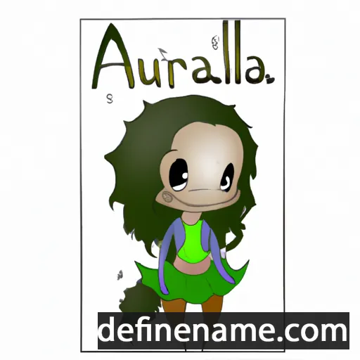 Auraelia cartoon