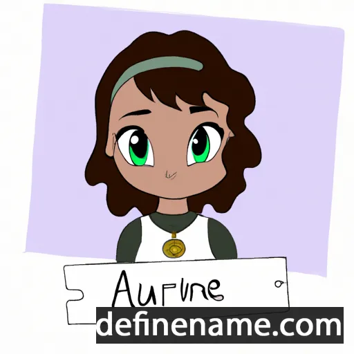 Auréane cartoon