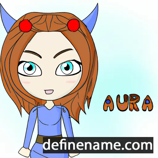 Auria cartoon